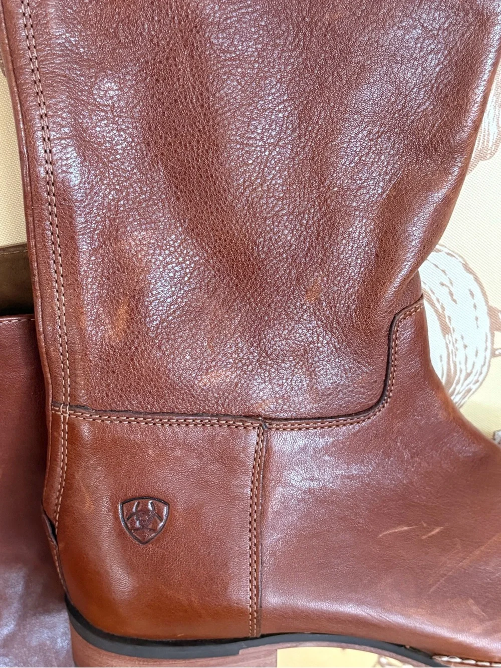 New Ariat Chestnut Brown  Leather Riding Boots